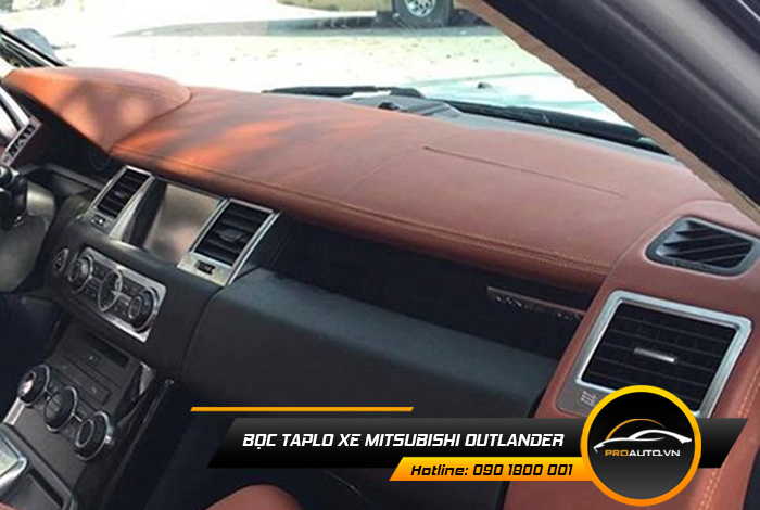 Bọc da taplo xe Mitsubishi Outlander