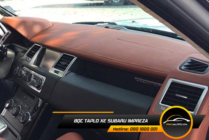 Bọc da taplo xe Subaru Impreza 