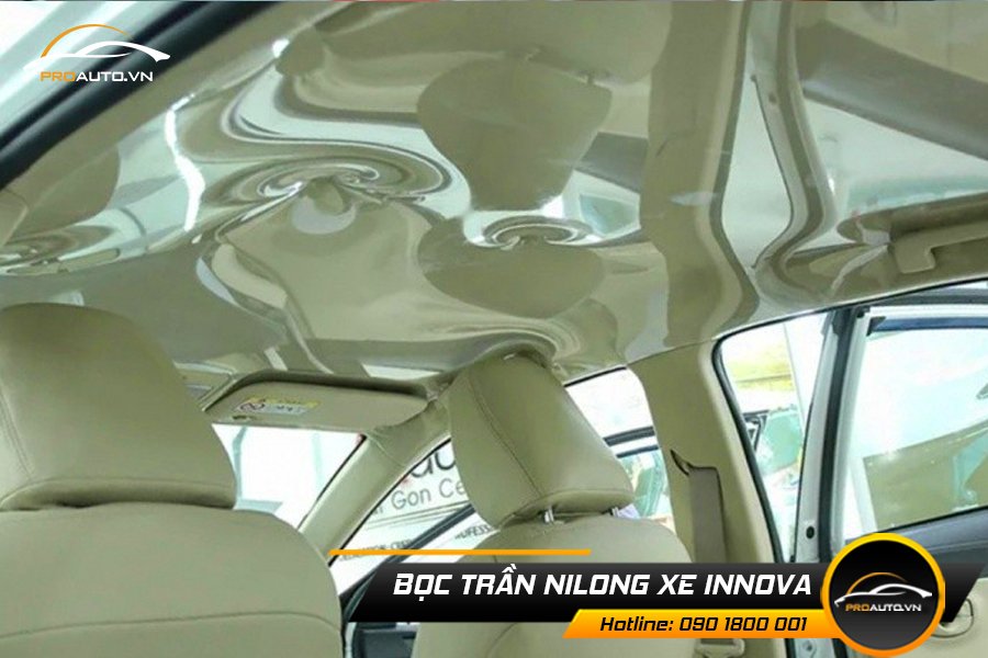 Bọc trần nilong xe Innova