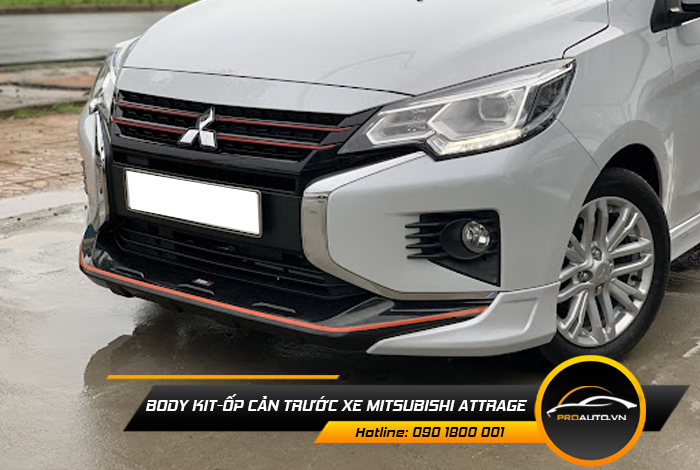 body kit op can truoc xe mitsubishi Attrage