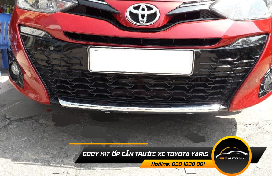 body kit op can truoc xe toyota yaris
