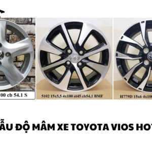 Các mẫu độ mâm xe dành riêng cho Toyota Vios