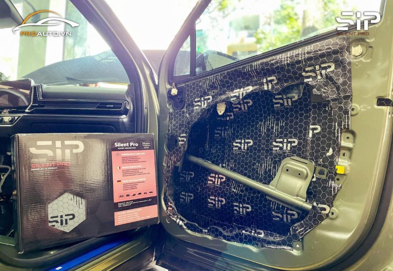 Cách âm chống ồn cửa xe Hyundai Palisade