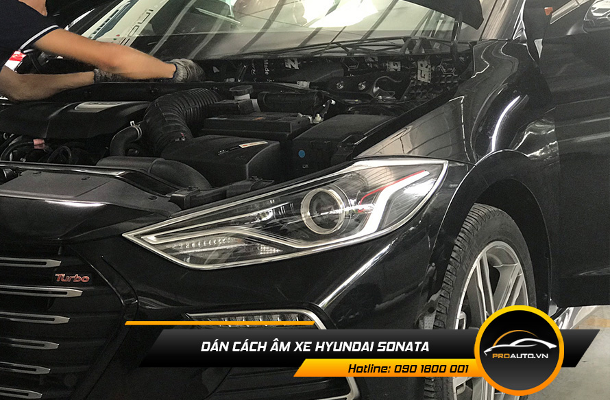 Cách âm chống ồn xe Hyundai Sonata