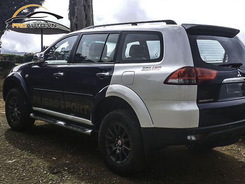 Dán wrap đổi màu Mitsubishi Pajero Sport