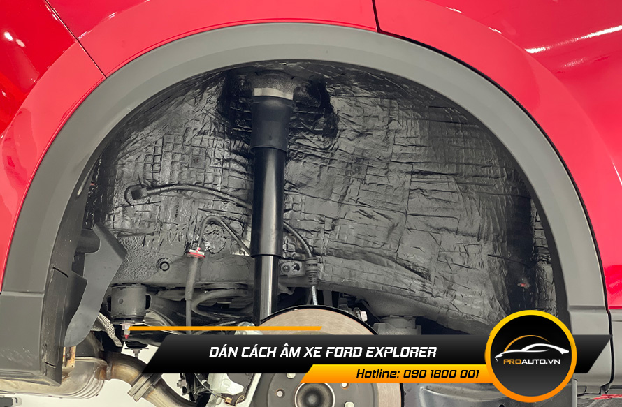 Những phương pháp chuyên dùng cách âm xe Ford Explorer