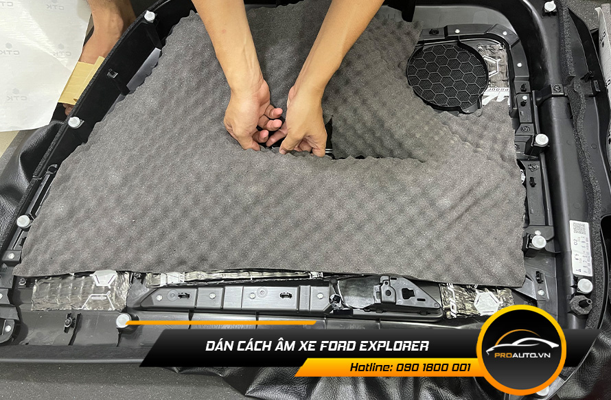 Cách âm chống ồn xe Ford Explorer mang lại nhiều tiện ích cho người lái