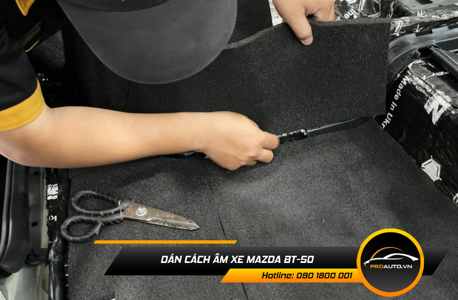 Dán tiêu âm chống ồn Mazda BT-50