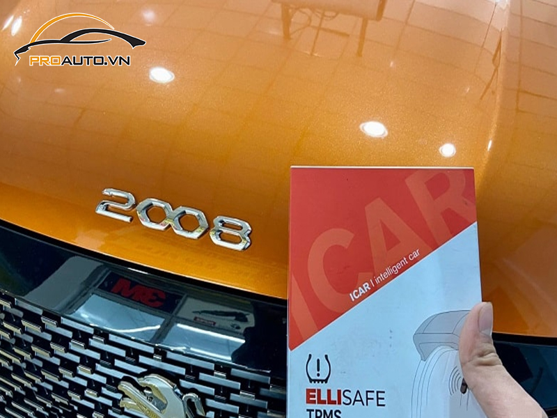 Lắp Cảm Biến Áp Suất Lốp Cho Xe Peugeot 2008