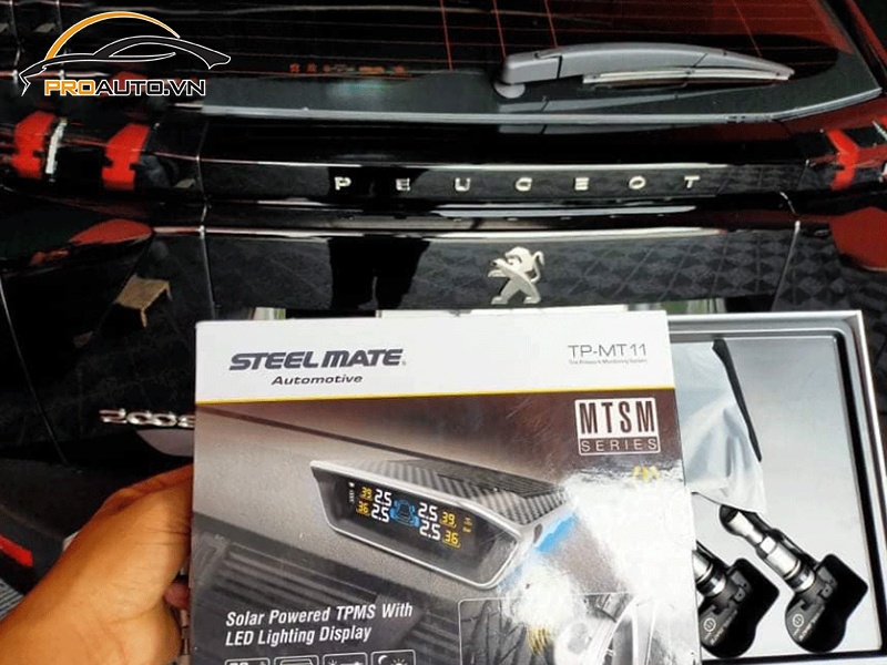 Lắp Cảm Biến Áp Suất Lốp Cho Xe Peugeot 2008