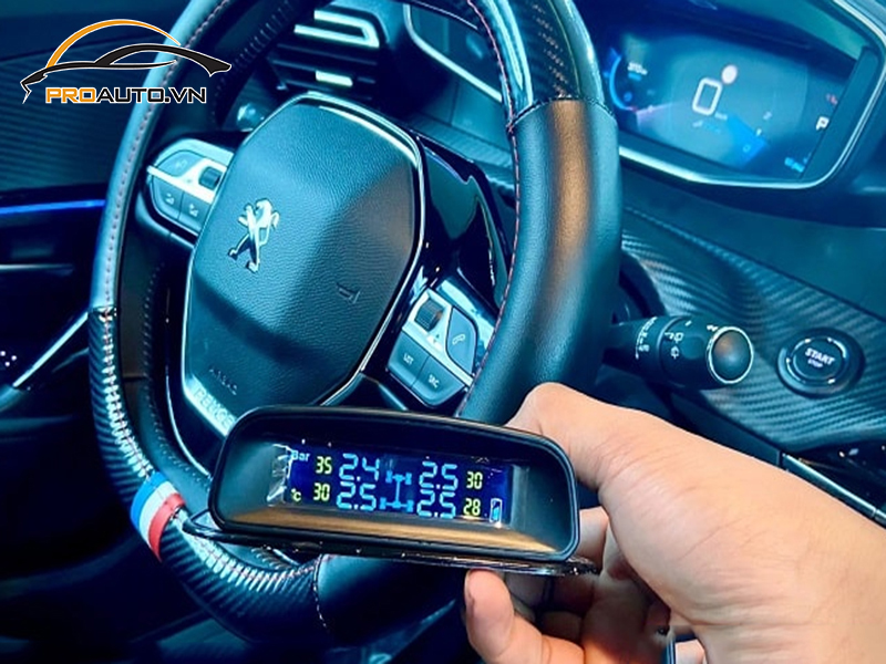 Lắp Cảm Biến Áp Suất Lốp Cho Xe Peugeot 3008