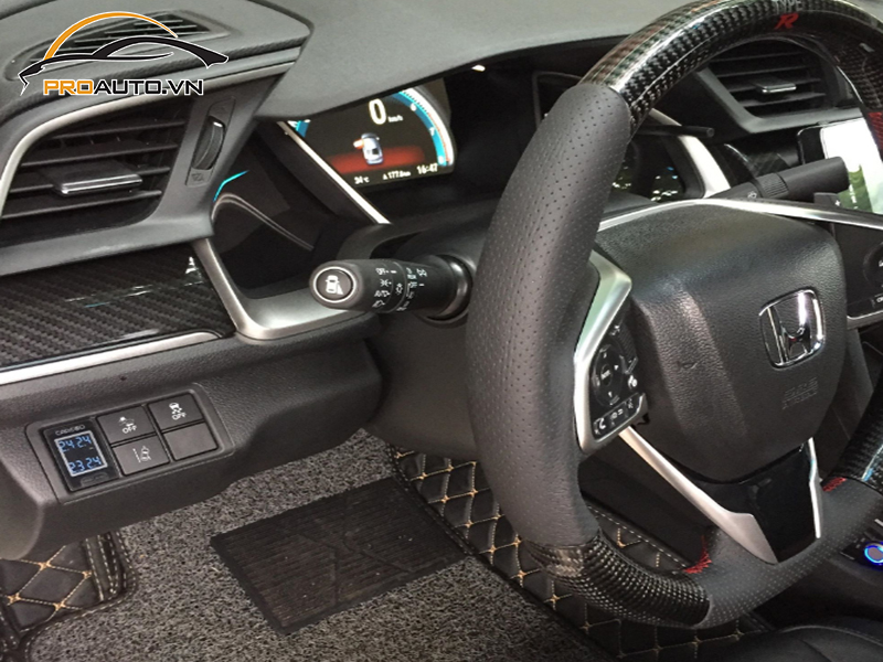 Lắp cảm biến áp suất lốp cho xe Honda Civic