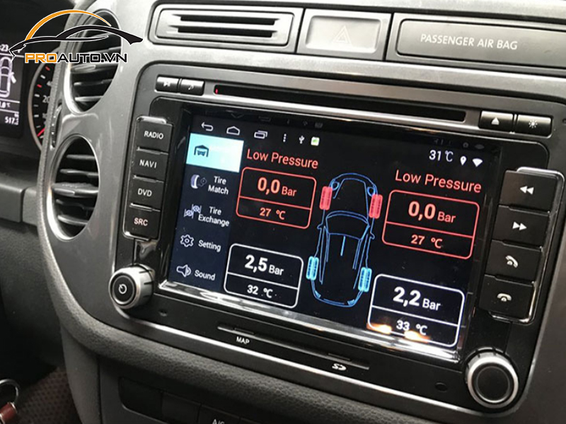 Lắp Cảm Biến Áp Suất Lốp Cho Xe Ford EcoSport