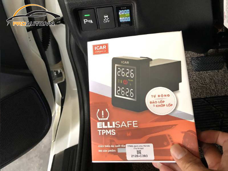 Lắp Cảm Biến Áp Suất Lốp Cho Xe Ford Fiesta