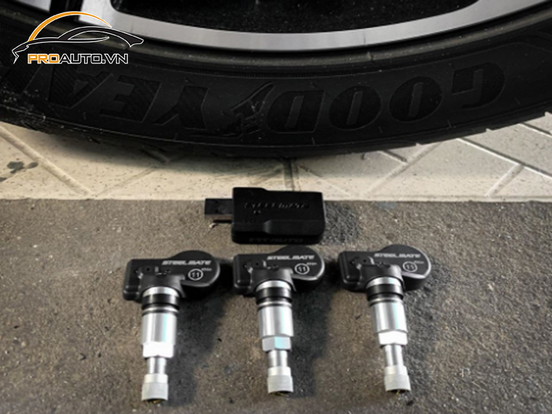 Lắp Cảm Biến Áp Suất Lốp Cho Xe Mitsubishi Triton