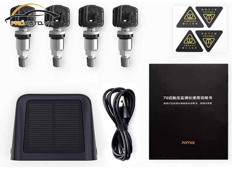 Lắp cảm biến áp suất lốp cho xe Toyota Granvia