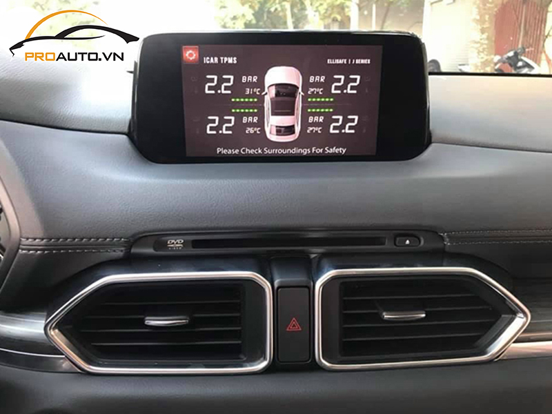 Lắp Cảm Biến Áp Suất Lốp Cho Xe Mitsubishi Outlander