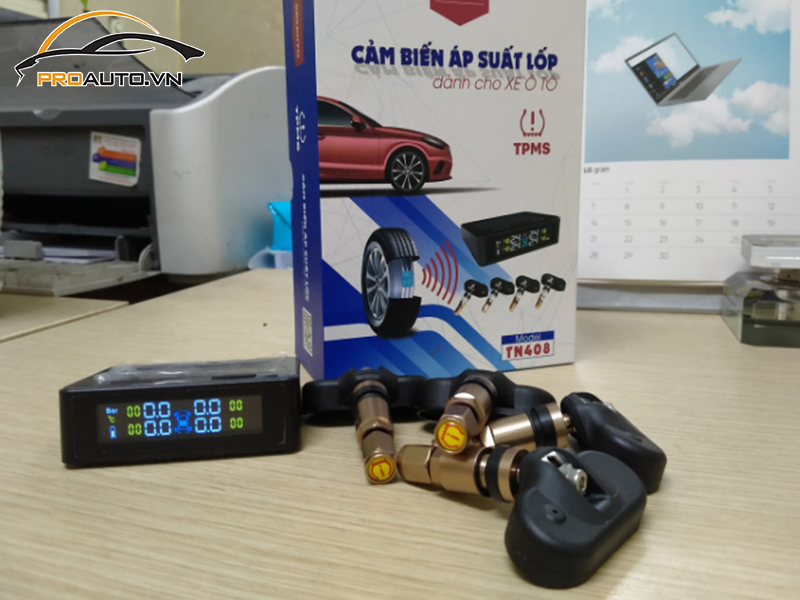 Lắp cảm biến áp suất lốp cho xe Hyundai Sonata