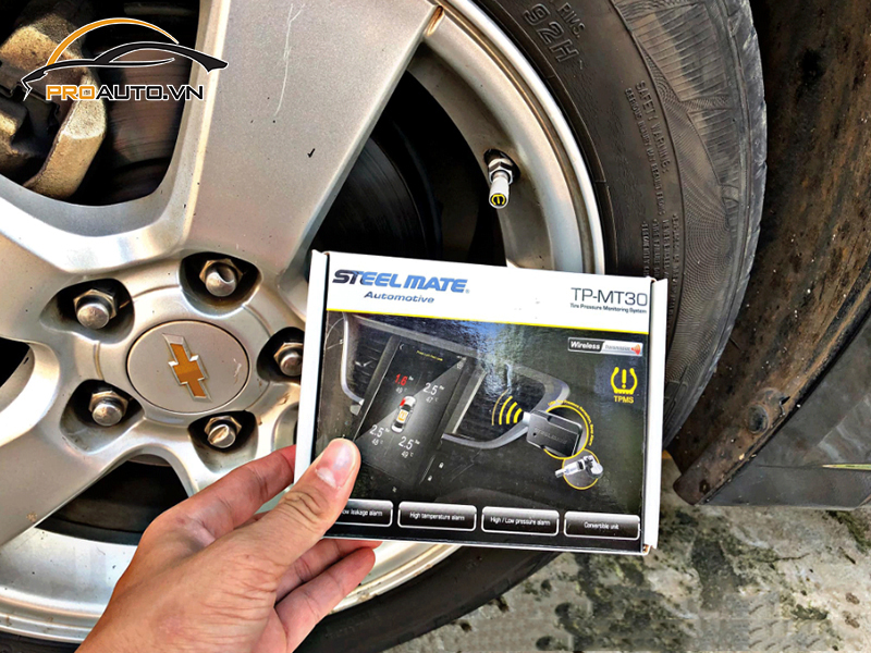Lắp Cảm Biến Áp Suất Lốp Cho Xe Chevrolet Trax