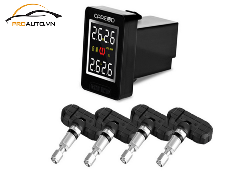 Lắp cảm biến áp suất lốp cho xe Toyota Vios