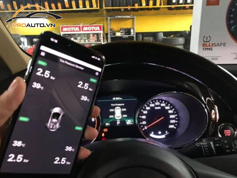 Lắp Cảm Biến Áp Suất Lốp Cho Xe BMW i8