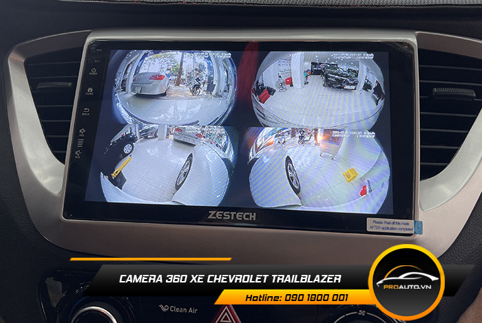 camera 360 xe chevrolet trailblazer