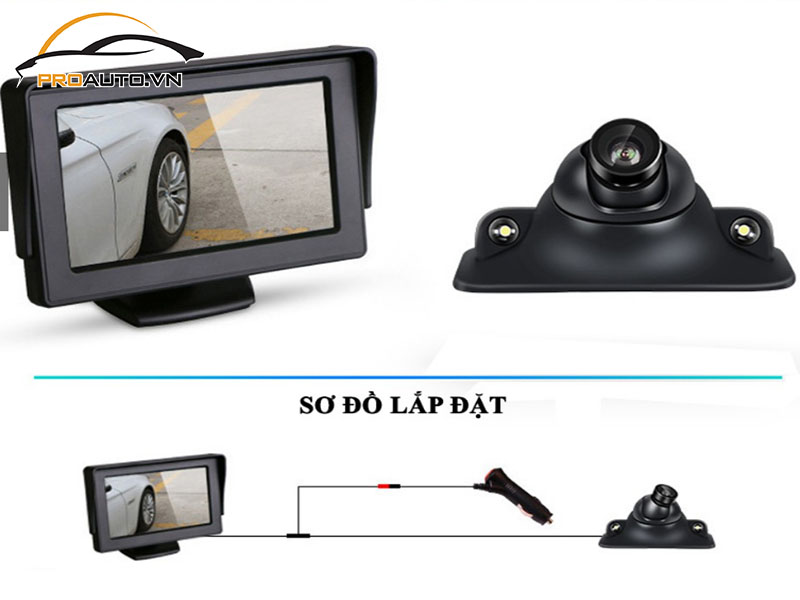 Camera Cập Lề Xe Toyota Hilux