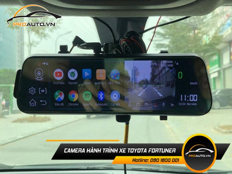 Camera hành trình ô tô xe Toyota Fortuner