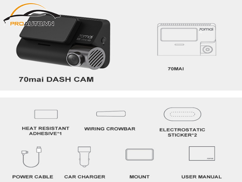 Camera hành trình ô tô xe Hyundai Kona