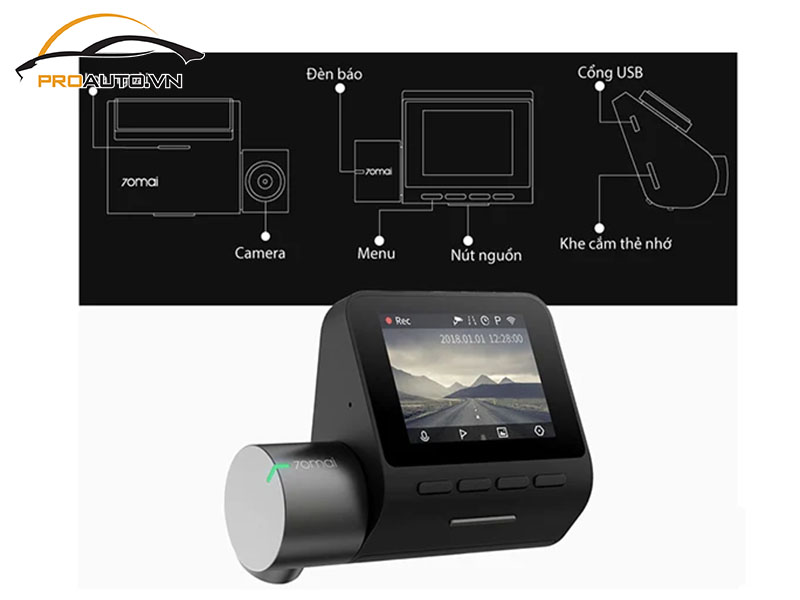 Camera hành trình ô tô xe Toyota Granvia 