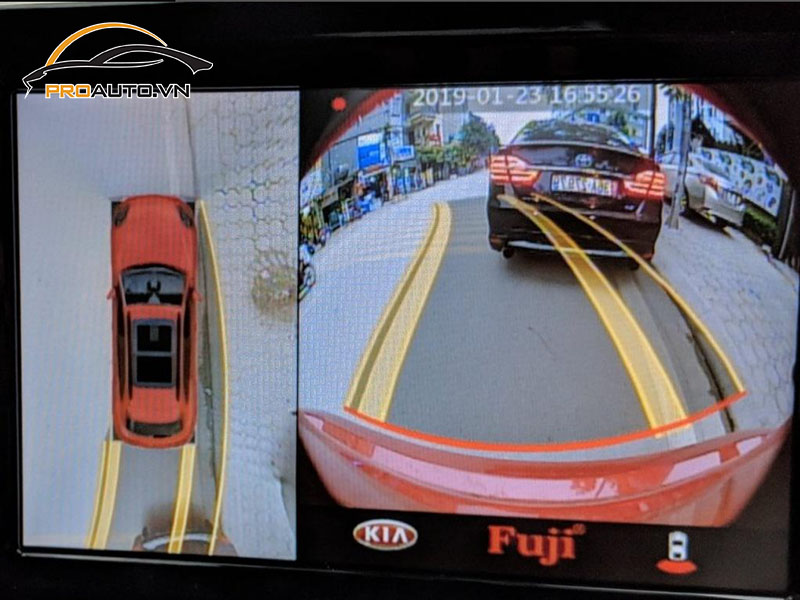 Camera lùi xe Ford Ranger