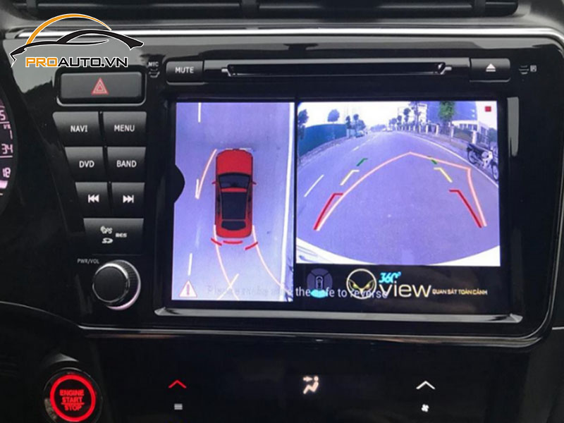 Camera lùi xe Honda City