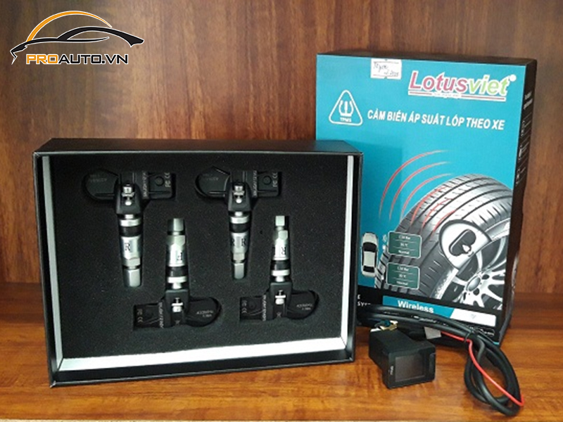 Lắp cảm biến áp suất lốp cho xe Toyota Alphard