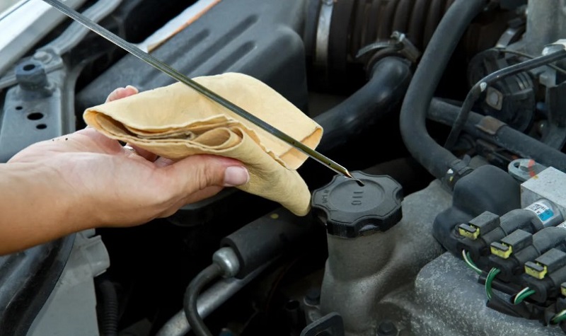 Châm dầu hộp số mới 