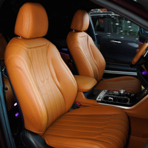 Chủ xe chọn màu nâu bò bọc ghế da Nappa