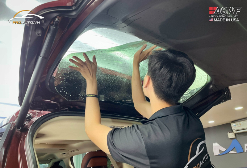 Dán phim cách nhiệt ASWF cho xe Kia Cerato