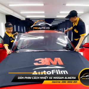 Alternative view of Dán phim cách nhiệt xe Nissan Almera