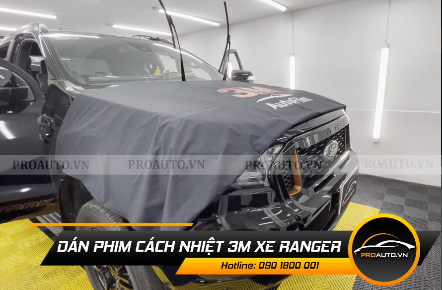 Dán phim cách nhiệt xe Ford Ranger