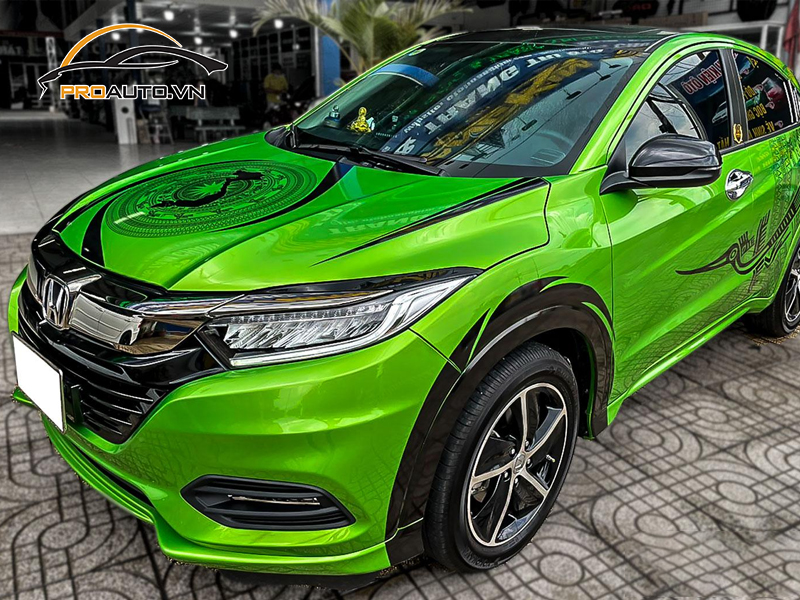 Dán wrap đổi màu xe Honda HRV