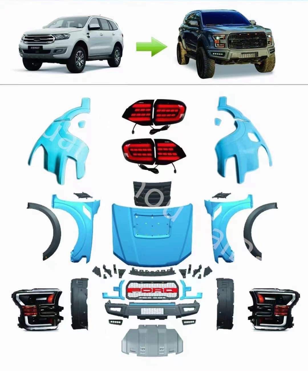 Độ body kit xe Ford Everest phiên bản F150