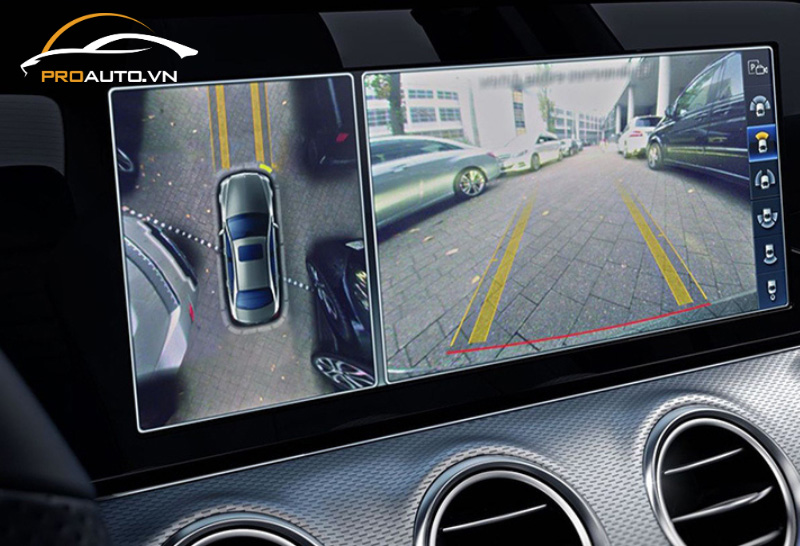 Độ camera lùi cho xe Volkswagen Viloran