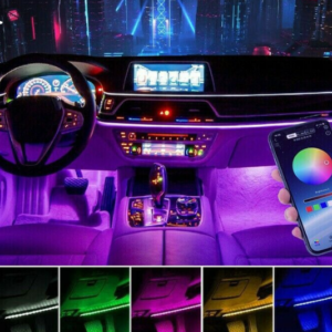 Độ đèn LED chiếu gầm taplo xe Toyota Vios