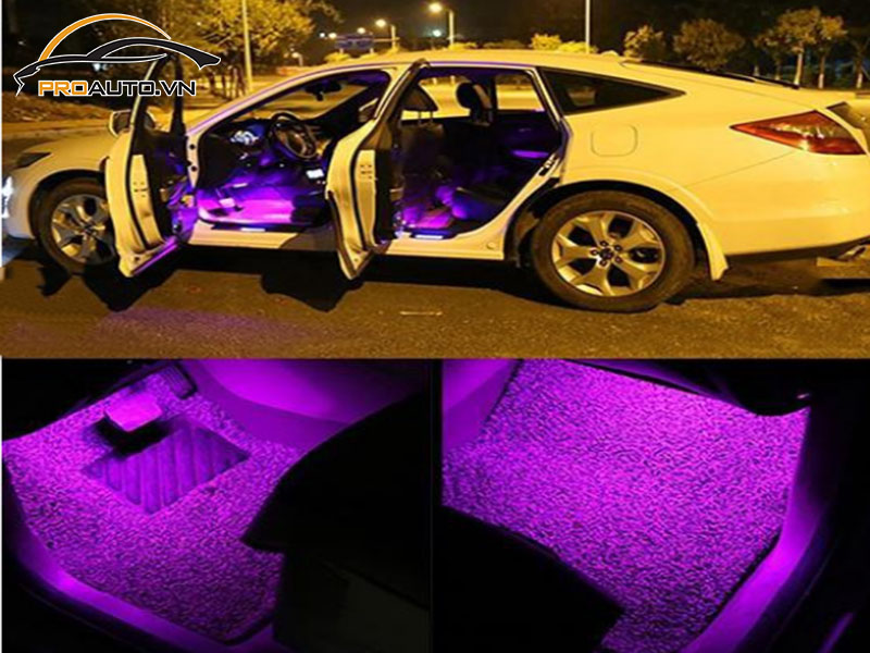 Độ đèn LED chiếu gầm taplo