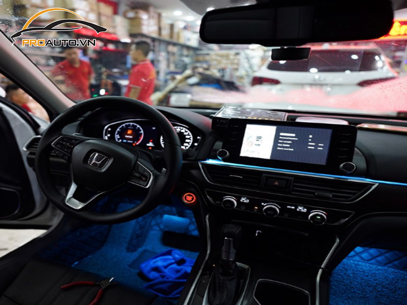 Độ đèn LED nội thất xe Honda Accord