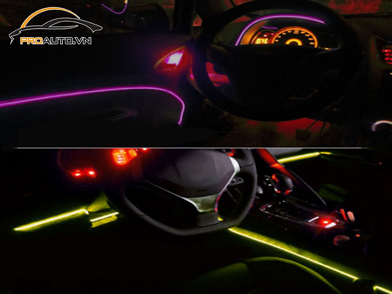 Độ đèn LED nội thất xe Honda Accord