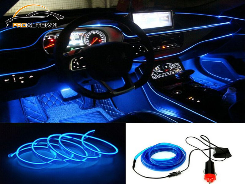 Độ đèn LED nội thất xe Toyota Wigo