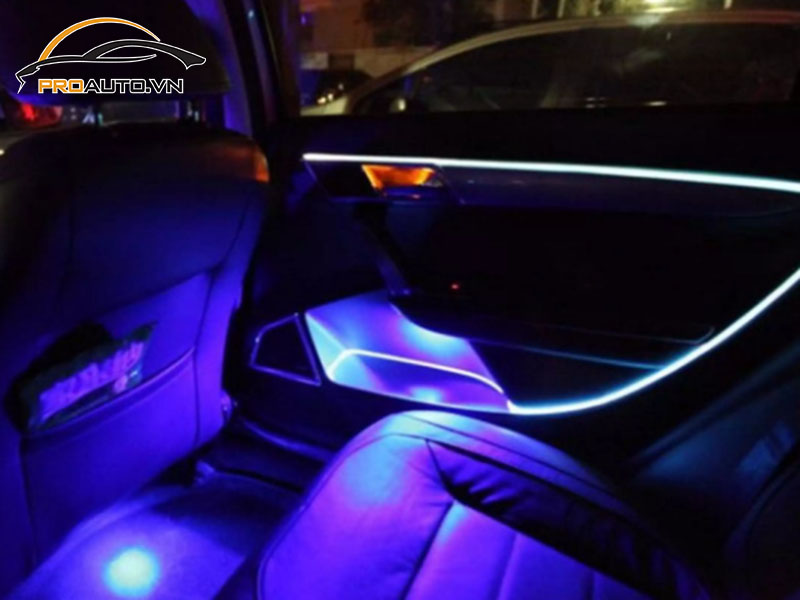 Độ đèn LED nội thất xe Toyota Yaris