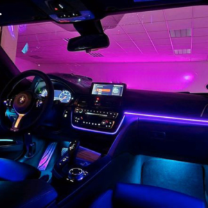 Độ đèn LED viền nội thất ô tô Toyota Vios