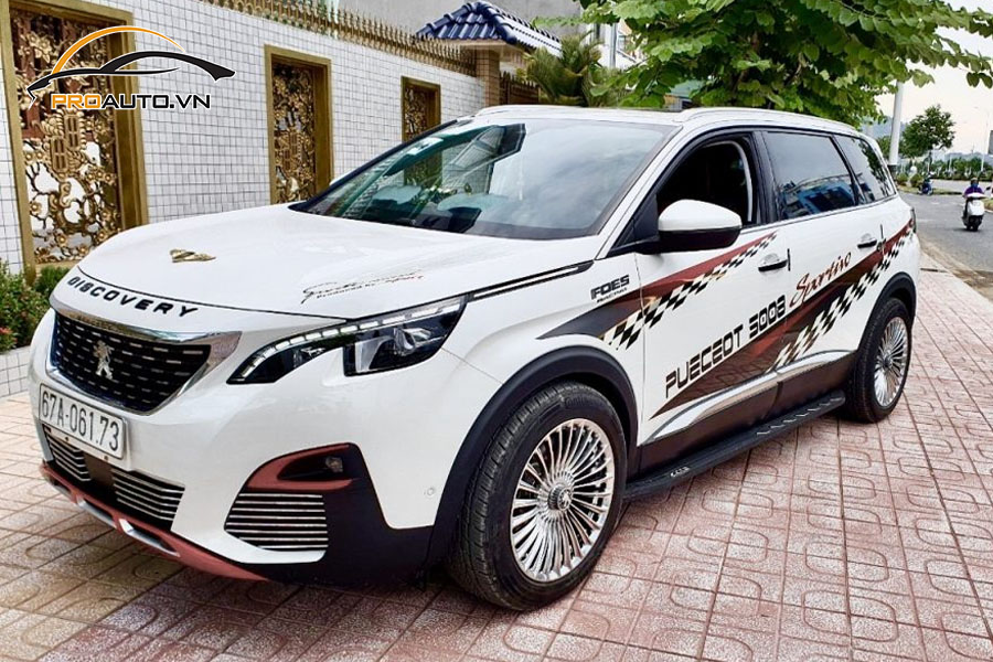 Độ mâm xe Peugeot 5008 nâng tầm thẩm mỹ cho xe