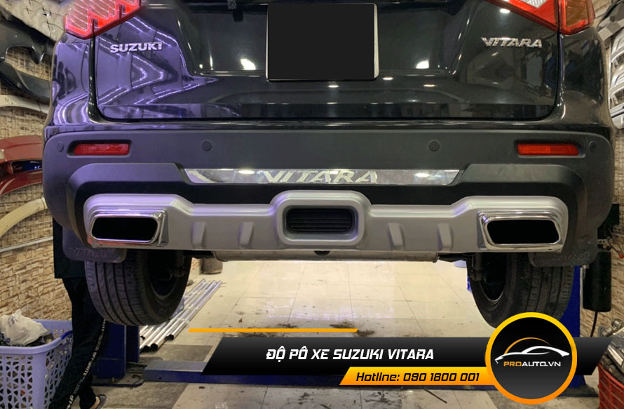 Độ pô xe Suzuki Vitara